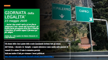 locandina giornata della legalità